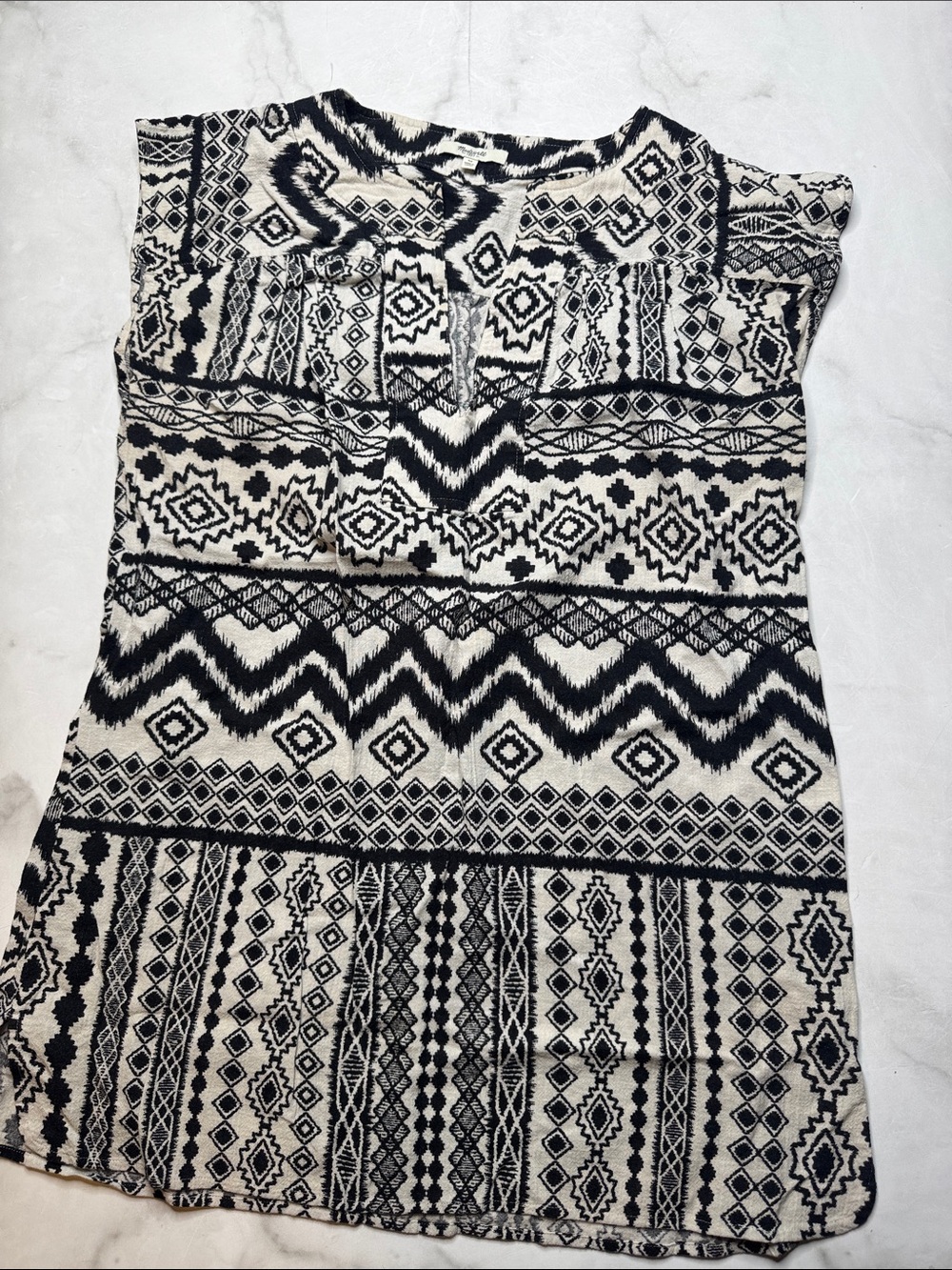 Madewell Tribal Print Swim Coverup